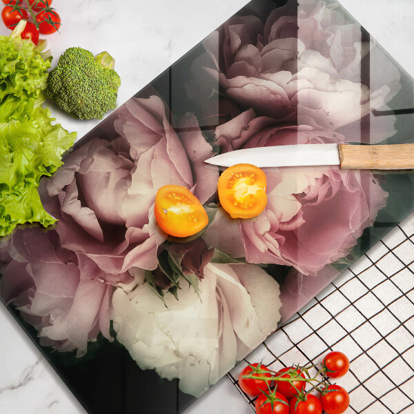 Cubre encimera Flores de peonía