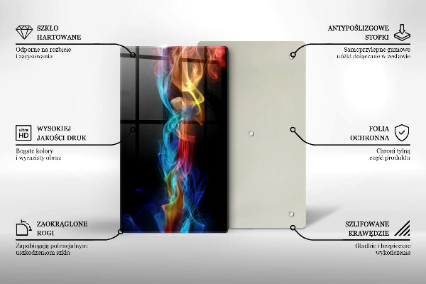 Cubre encimera Humo colorido