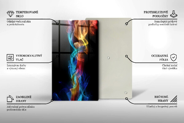 Cubre encimera Humo colorido