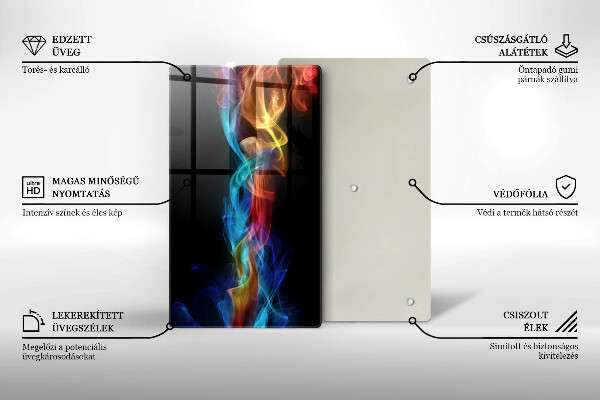 Cubre encimera Humo colorido