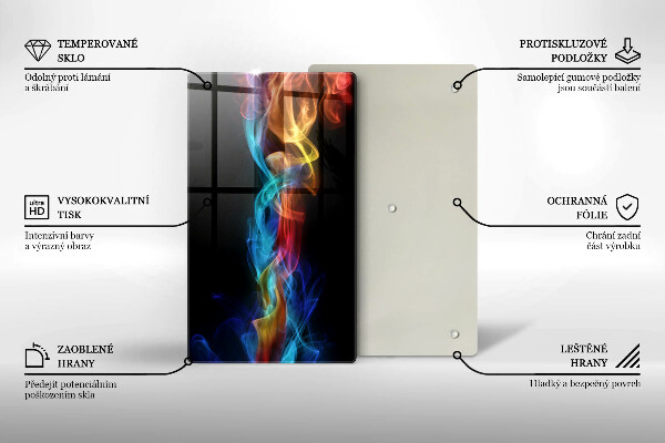 Cubre encimera Humo colorido