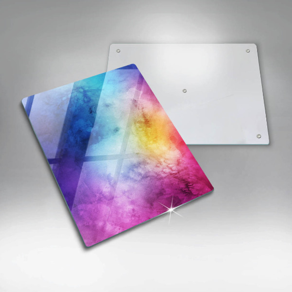 Cubre encimera Salpicaduras de acuarela del arco iris