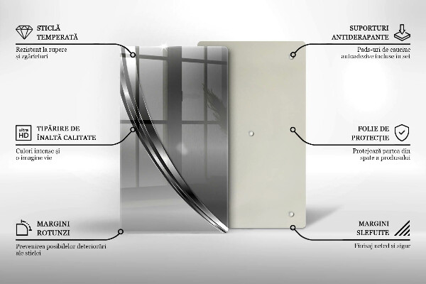 Cubre encimera Abstracción de metales