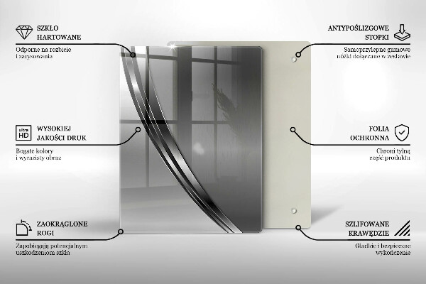 Cubre encimera Abstracción de metales