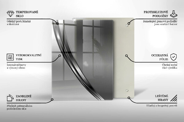 Cubre encimera Abstracción de metales