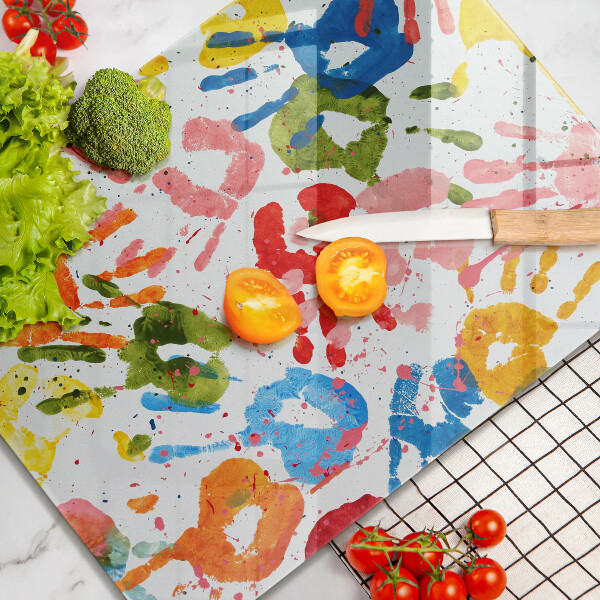 Cubre encimera Huellas de manos de niños.