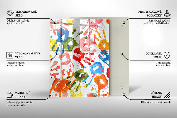 Cubre encimera Huellas de manos de niños.