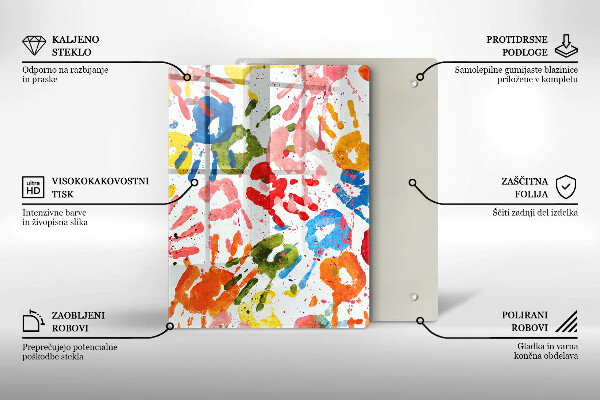 Cubre encimera Huellas de manos de niños.