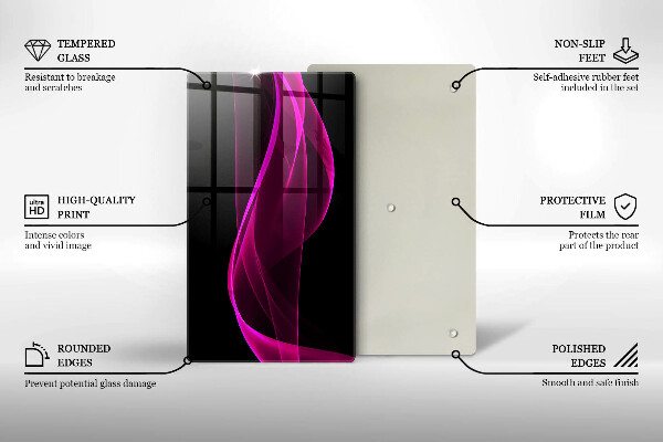 Cubre encimera Abstracción rosa