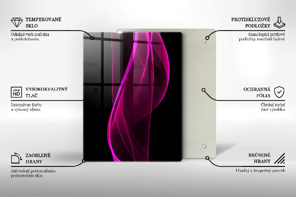 Cubre encimera Abstracción rosa