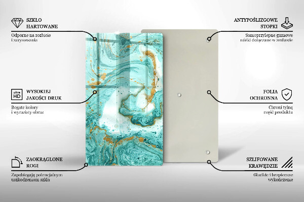 Cubre encimera Abstracción azul