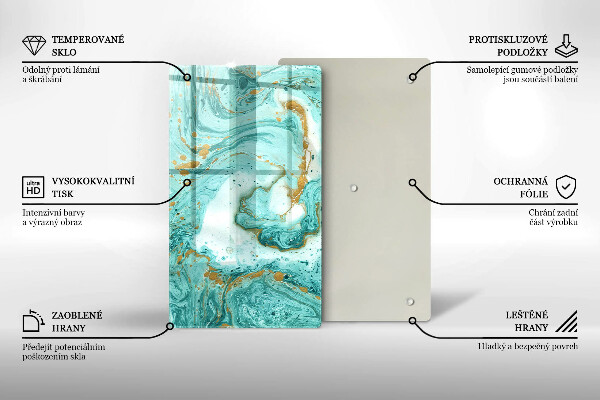 Cubre encimera Abstracción azul