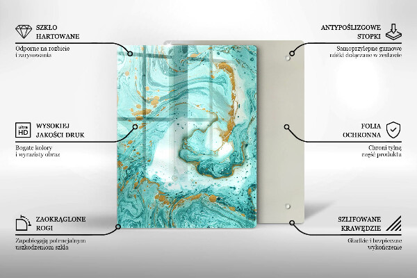Cubre encimera Abstracción azul