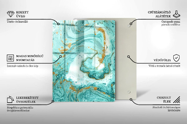 Cubre encimera Abstracción azul