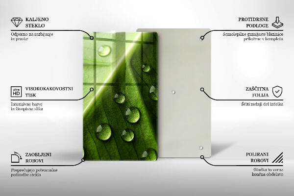 Cubre encimera Hoja y rocío de la naturaleza