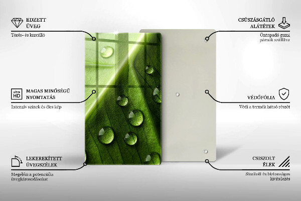 Cubre encimera Hoja y rocío de la naturaleza
