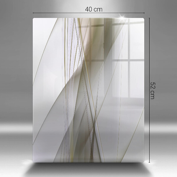 Cubre encimera Diseño de líneas abstractas.