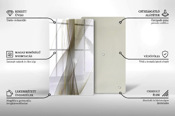 Cubre encimera Diseño de líneas abstractas.