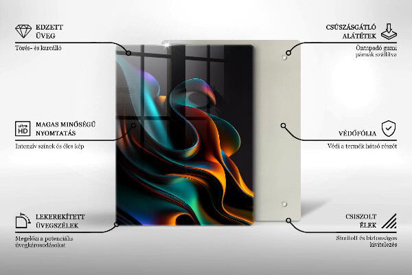 Cubre encimera Abstracción colorida