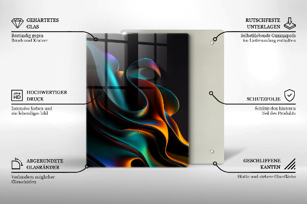 Cubre encimera Abstracción colorida