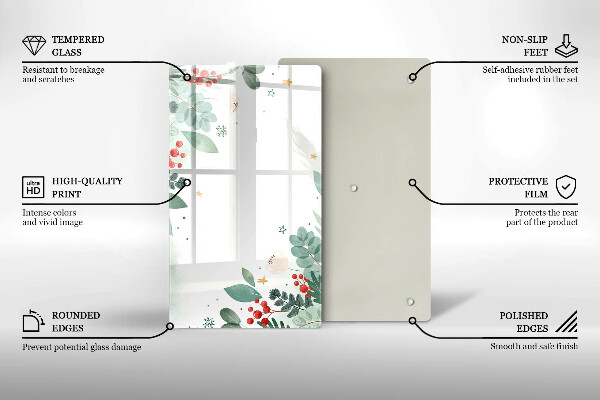 Cubre encimera Hojas de acuarela