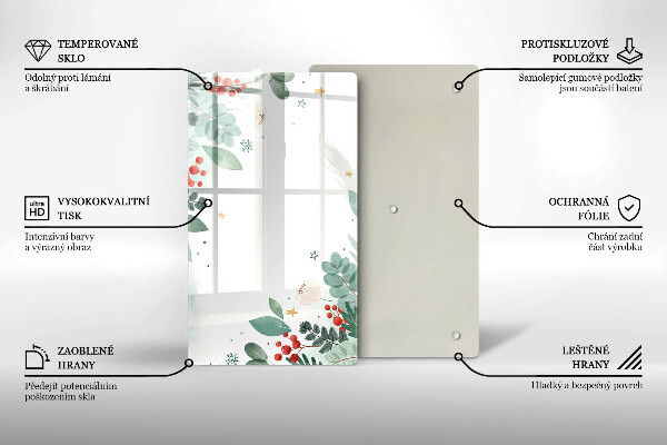 Cubre encimera Hojas de acuarela