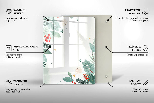 Cubre encimera Hojas de acuarela