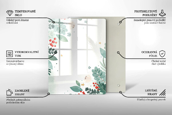 Cubre encimera Hojas de acuarela