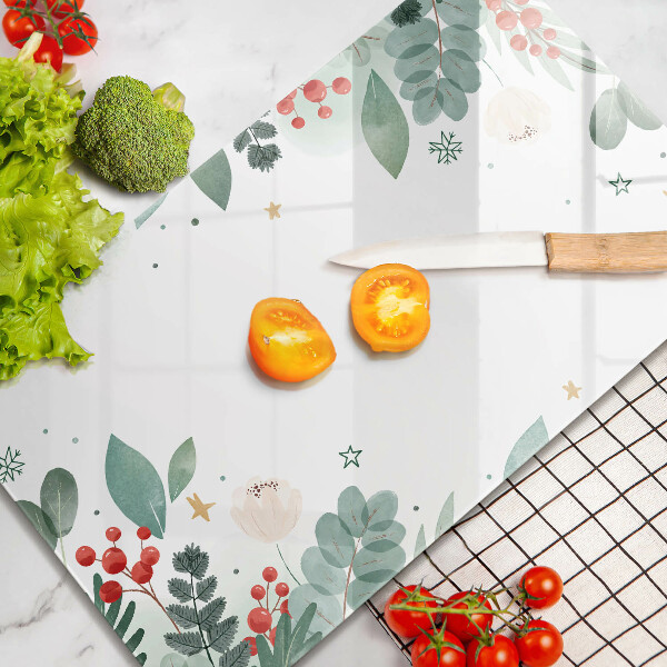 Cubre encimera Hojas de acuarela