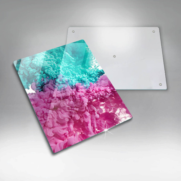 Cubre encimera Humo rosa turquesa