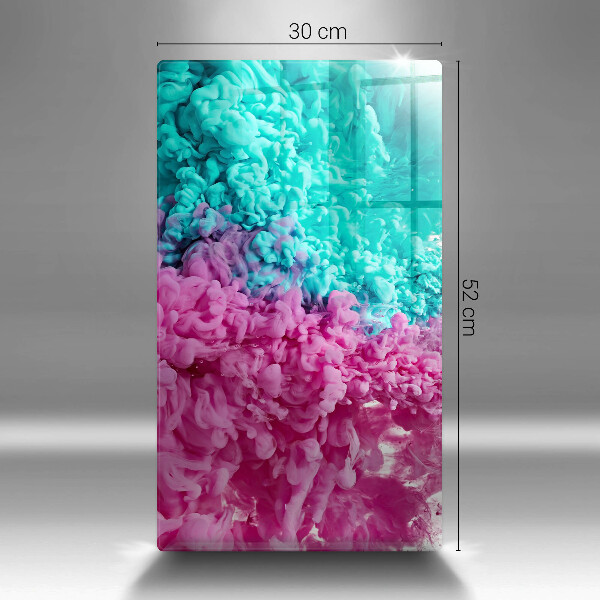 Cubre encimera Humo rosa turquesa