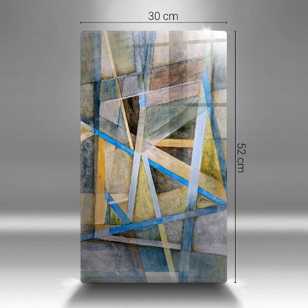 Cubre encimera Abstracción de líneas pintadas