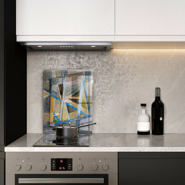 Cubre encimera Abstracción de líneas pintadas