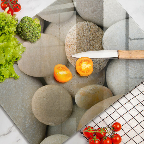 Cubre encimera Patrón de piedras ovaladas