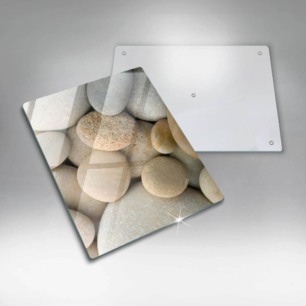 Cubre encimera Patrón de piedras ovaladas