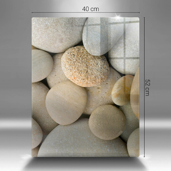 Cubre encimera Patrón de piedras ovaladas