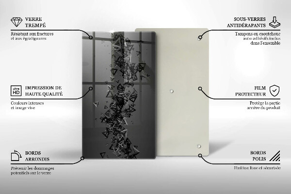 Cubre encimera Formas abstractas 3d