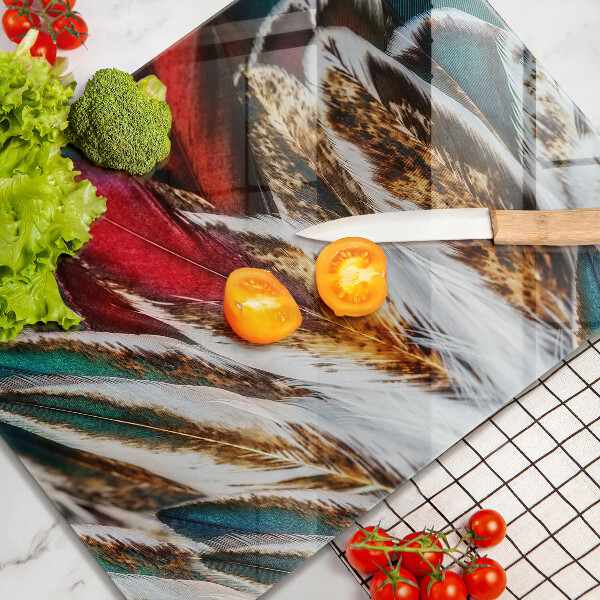 Cubre encimera Plumas de pájaro boho