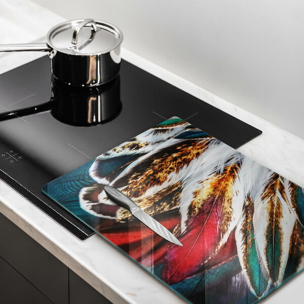 Cubre encimera Plumas de pájaro boho