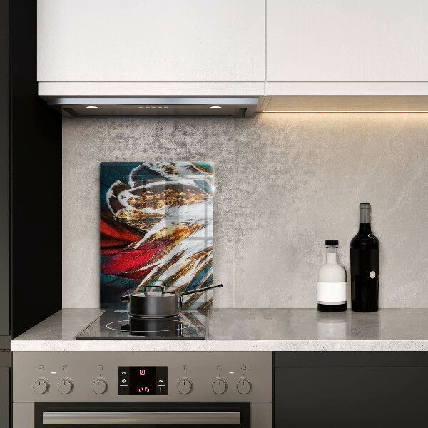 Cubre encimera Plumas de pájaro boho