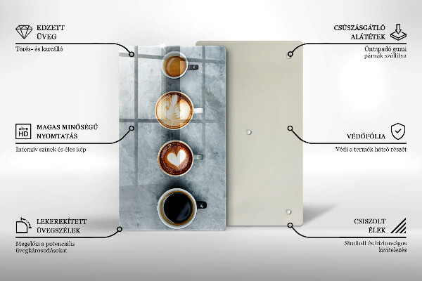 Cubre encimera Cocina - tazas de café
