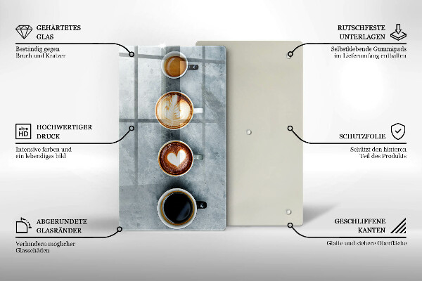 Cubre encimera Cocina - tazas de café