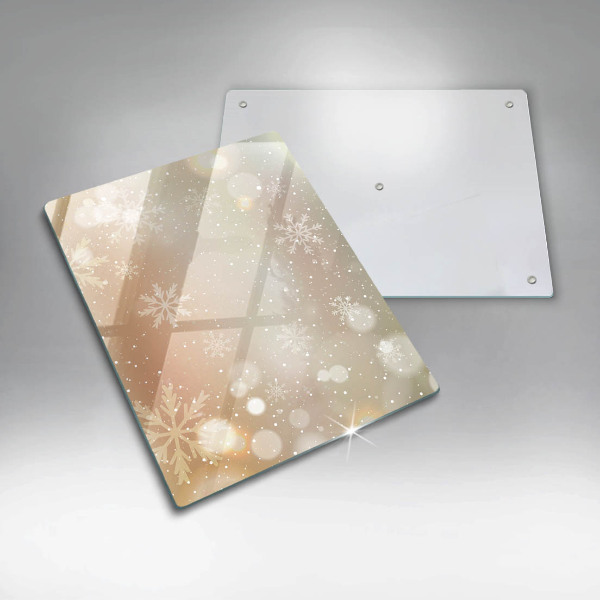 Cubre encimera Copos de nieve