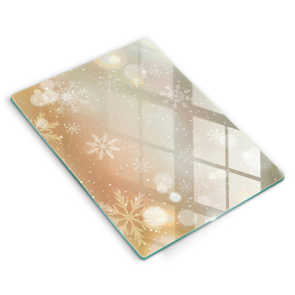 Cubre encimera Copos de nieve