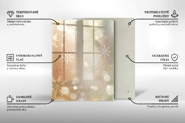 Cubre encimera Copos de nieve