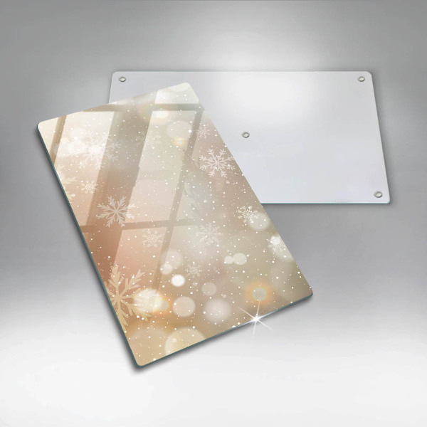 Cubre encimera Copos de nieve