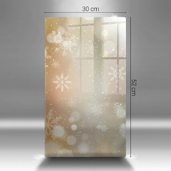 Cubre encimera Copos de nieve