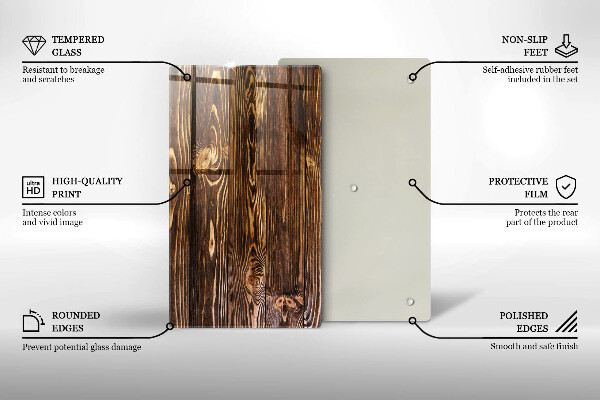 Cubre encimera Textura de madera
