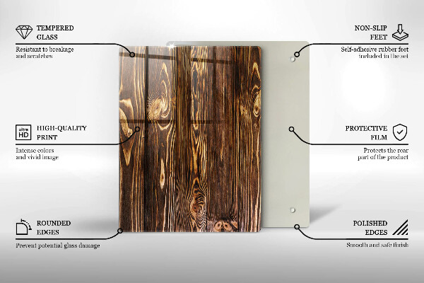 Cubre encimera Textura de madera