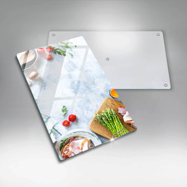 Cubre encimera Ingredientes en la cocina